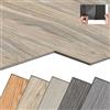 Yardin - Pavimentazione autoadesiva in PVC con effetto legno, 54 pezzi, 7,53 m², antiscivolo, impermeabile, ignifuga, rovere con finitura lavata