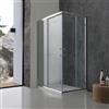 Kiamami Valentina Box doccia 70x70 cm quadrato trasparente con apertura scorrevole | Giada
