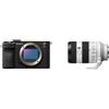 Sony Alpha 7CII di Sony | Fotocamera mirrorless full-frame (compatta, 33 MP, autofocus in tempo reale, 10 fps, video in 4K, display touch orientabile) + Lente SEL70200G2 (Nero)