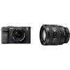 Sony Alpha 7CII di Sony | Fotocamera mirrorless full-frame (compatta, 33 MP, autofocus in tempo reale, 10 fps, video in 4K, display touch orientabile) + Lente SEL2860 + Lente SEL2070G (Nero)