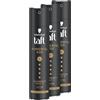 TAFT Schwarzkopf - Spray per capelli Powerful Age (3 x 250 ml), grado di tenuta 5, spray per capelli fini e diradanti, pienezza per capelli fini, formula vegana *