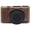 IPartserve Accessori della Fotocamera Custodia Protettiva in Silicone Morbido JA for Sony RX100 III/IV/V (Mimetico) (Colore : Coffee)