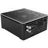 HUNSN 4K Mini PC, HTPC, NUC, Small Server, Windows 11 or Linux Ubuntu, Support Proxmox, Vmware, ESXI, KODI, XEON E-2276M, BY02, DP, HDMI, TYPE-C, 2 x LAN, 32G RAM, 1TB SSD