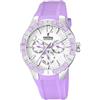 Festina F16675/2 - Orologio da polso donna, caucciú, colore: viola