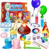 UNGLINGA 33 Esperimenti Kit Scienza per Bambini, Progetto Scienza Giocattoli STEM per Ragazzi Ragazze Apprendimento Regali Educativi, Set di Chimica, Vulcano
