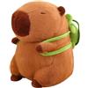 Landrain Capybara - Peluche a forma di tartaruga, 22 cm, super morbido