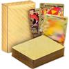 PEXIVOZ 55 biglietti d'oro per Pokemon, Vstar Vmax in lamina d'oro con deck Box, V carte assortite, carta placcata in oro, inclusi diversi biglietti di pellicola rari（tedesco）
