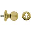 TESA 393400LP set pomoli porta Sfera, ottone lucido, 2 pezzi, funzione 34, montaggio reversibile