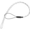 QUARKZMAN Calze per Tirare Cavi, Presa in Maglia Metallico 1 Piedi per Cavi 6-9mm/0,24-0,35, Presa in Acciaio Zincato a Testa Singola Antiscivolo, Argento