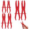 aghoer Pinze per Tubi in Nylon, 6 pezzi Pinze Stringitubo, Pinze per Tubi Flessibil, pinze per Tubi Flessibili di 3 Dimensioni, Pinze per Tubo Fascetta Freno pinze, per Freni Carburante