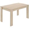 DEKIT GRUPO RIMOBEL SAMI - TAVOLO DA PRANZO O CUCINA FISSO, ROVERE NATURALE - 77x139x81 cm