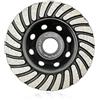 SHDIATOOL Disco diamantato da macinare diamantato mola Turbo fila 115 x 22,23 mm per calcestruzzo muratura marmo granito