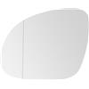 SENZEAL Vetro a specchio sostituzione per VW Tiguan 2007-2016 Skoda Yeti 2009-2017 Sharan 2010-2022 Seat Alhambra 2010-2020 Specchio Esterno Riscaldabile Adatto Lente di Retromarcia(Sinistra)