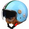 VVPEC Casco Moto 3/4 Casco Moto Aperto Casco Moto Mezzo Casco Omologato DOT/ECE con Doppia Visiera Casco Jet Vespa Stile Vintage Retrò Per Bambini Giovani Uomini Donne(Color:9,Size:M(57~58CM))