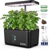 iDOO regalo festa della mamma, coltivazione idroponica, giardino intelligente con timer automatico, 8 baccelli serra idroponica smart indoor garden con lampada di coltivazione a LED, kit germinazione