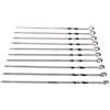 rukauf 20 stecchi per spiedini/arrosticini in acciaio inox