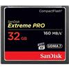 SanDisk (TG. 32 GB) SanDisk Extreme Pro CompactFlash Scheda di Memoria 32 GB, 160 MB/s -
