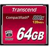Transcend (TG. 64 GB) Transcend Compact Flash 800x TS64GCF800 Scheda di Memoria, 64 GB - N