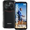 DOOGEE DK10 Rugged Smartphone 2024, 32GB+512GB /2TB Smartphone Rugged 5G, 6.67'' FHD+120Hz Android 13 Telefono Indistruttibile, 50MP+64MP+16MP Cellulare Rugged, IP68/69K/Dual SIM/NFC/OTG/GPS-Nero