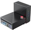 NiPoGi AM06 PRO Mini PC АMD Ryzen 5 5500U (6C/12T, fino a 4,0 GHz), 16 GB DDR4 512 GB M.2 SSD Mini Desktop Computer Dual LAN, HDMI+DP+Type-C 4K UHD Triple Display/Dual WiFi per giochi/ufficio/HTPC