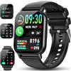 WeurGhy Smartwatch, 1.85 Orologio Smart watch con Effettua/Risposta Chiamate, IP68 Impermeabile Smart Watch con 112 Modalità Sportive, Orologio Smartwatch con Cardiofrequenzimetro Contapassi Sonno