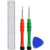 MMOBIEL Cerniere per Tasto spazio tastiera di ricambio Compatibile con MacBook Pro Retina 13 15 A1989 A1990 A1932 (Nero)