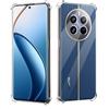 GIOPUEY Cover Compatibile con Realme 12 Pro/12 PRO Plus, TPU Ultrasottile HD Case, Protezione del Cuscino d'Aria - Trasparente