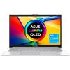 ASUS Vivobook Go 15 OLED Laptop | Display OLED 15,6 Full HD 16:9 | Intel Core i3-N305 | 8 GB RAM | SSD da 512 GB | Intel UHD Graphics | Windows 11 | Tastiera QWERTZ | Cool Silver
