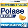 Polase Classico, Magnesio e Potassio,Integratore Alimentare, contro Stanchezza e Fatica Fisica, Caldo, Sali Minerali Organici, Gusto Arancia, Formato convenienza 36 Bustine*