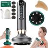 Cyqfei Velora - Massaggiatore Anti Cellulite, Velora Beauty Massaggiatore Anti Cellulite, Massaggio Anticellulite Elettrico Portatile Regolabile a 12 Livelli, per Pancia Schiena Vita Braccia Glutei (Grigio)