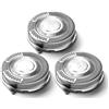 FMCUVBFR Testine Di Ricambio SH50, Compatibili Con Rasoi Philips, Serie 5000, AquaTouch, PowerTouch, Rasoi Elettrici S5210 S5370 PT730 AT810(3pcs)