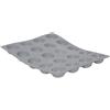 DE BUYER DeBuyer 1850.21 - Stampo Elastico Composto da 20 Mezze Sfere Piccole, 20 stampi da Ø 3 cm