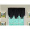 Today's Curtain Emelia Original Voile Ascot 63,5 cm, nero, 101,6 x 63,5 cm (lunghezza x larghezza)