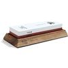 MITSUMOTO SAKARI Pietra per affilare coltelli giapponesi, da cucina professionale 1000/3000 Grit Knife Sharpener Stone, antiscivolo Bamboo Seat Sharpener Whetstone