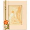 THUN Portafoto con Fiori, Grande, Ceramica; Telaio: Legno di Pino; Vetro, Collezione Country Bloom, 20,4 x 3,3 x 25,3 cm