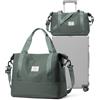 HPLQQ Borsone da Viaggio 40x20x25 per Ryanair Bagaglio a Mano 40x30x20, Borsa Sportiva Borsone da Palestra, Borsa da Weekend, Ospedale Parto, Danza Espandibile,A03-Verde militare