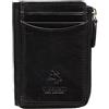 VISCONTI Heritage Collection - Porta carte e monete in pelle, con tecnologia RFID HT4, Nero , Taglia unica, Moderno