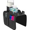 JasCherry Vassoio da Divano per Bracciolo, Design Moderno Materiale Resistente Tavolino Divano Laterale, Porta Telecomando Divano Tavolino Salotto per Telefono Snack Bevande Riviste Chiavin Occhiali