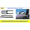CORA SPA SPECCHIETTO RETROVISORE RIMORCHIO supplementare specchio auto camper caravan per