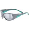 uvex sportstyle 514, occhiali da sole Unisex adulto, black matt/mirror silver, one size