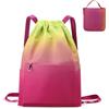 RisePlus Zaino Sacca Sportiva Impermeabile Pieghevole ，Borsa Palestra Donna Uomo, Sacca con Coulisse Grande Capacità, Zaino Palestra Piscina, Multitasche, Leggera, per Sport, Viaggio, Fitness