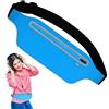 peiqiup Waist Bag, Marsupio Sportivo Uomo Donna Grande, con Cinturino Regolabile Rapido, per Sport, Corsa, Jogging, Fitness, Ciclismo, Blu