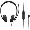 Lenovo Cuffie Lenovo USB-A Wired Stereo Headset Gen2 20kHz Nero [4XD1P83425]
