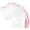 Baxcdyswe 200 Pezzi Bustine Trasparenti Richiudibili, 40 × 60 mm Sacchettini Trasparenti Alimenti, Buste Plastica Richiudibili Zip, Ziplock Bags Chiusura con Cerniera, Applicano a Cucina, Ufficio