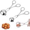 DAAIZIII 2 cucchiai per carne e polpette, in acciaio inox, per polpette di carne