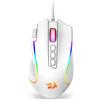REDRAGON Mouse da gioco Redragon M612 Predator RGB ottico cablato da 8000 DPI con 11 pulsanti programmabili, bianco