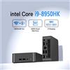 FUCHU 2025 nuovo Mini PC da gioco Windows 11 Intel Core i9 8950HK Computer Dual WIFI 6 BT5.2 4K HD Mini Pc - 16GB RAM 128GB SSD