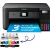 Epson EcoTank ET-2850 stampante multifunzione inkjet 3-in-1 A4, serbatoi ricaricabili alta capacità, 5 flaconi inclusi pari a
