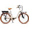 EMG City-bike vintage Audrey con ruota da 26", freni V-brake, motore 250W batteria ultra slim 13Ah, cambio Shimano