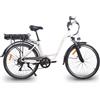 EMG Funny - telaio in alluminio 17", ruota 26", freni V-brake, cambio Shimano, potenza 250W, batteria 36V 13Ah